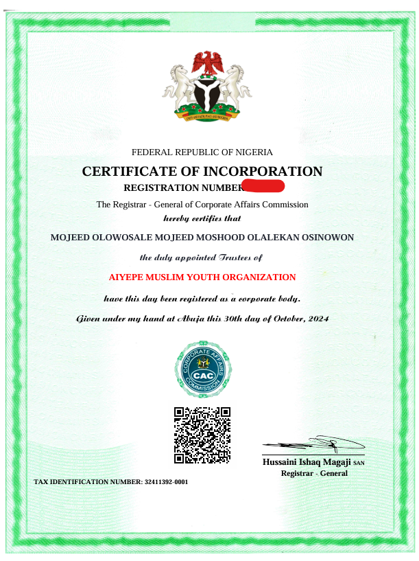 NGO CAC Registration