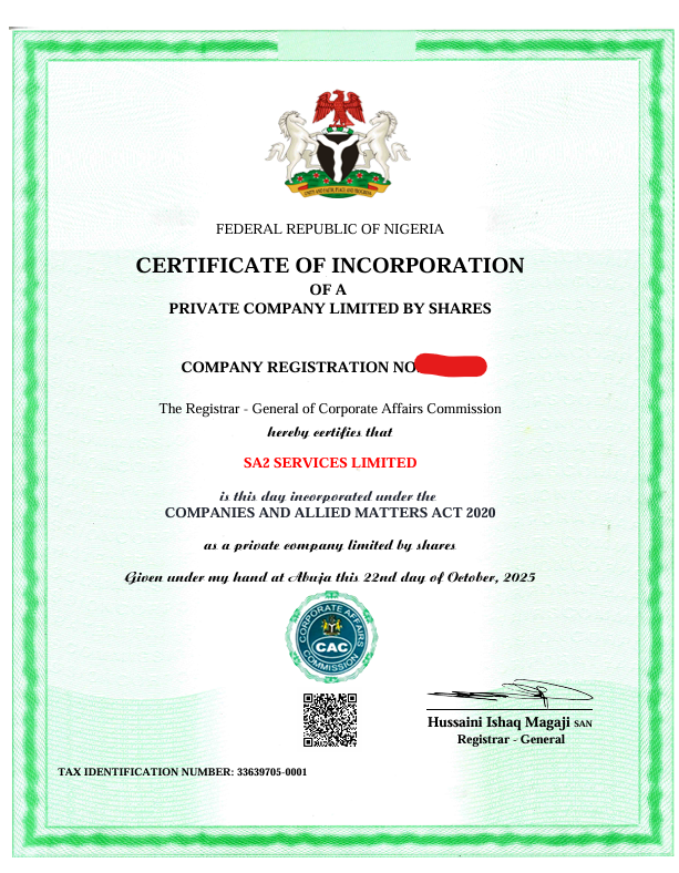 CAC Limited Liability Registration
