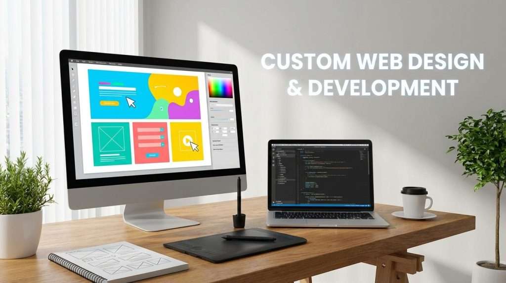 custom website design and development
