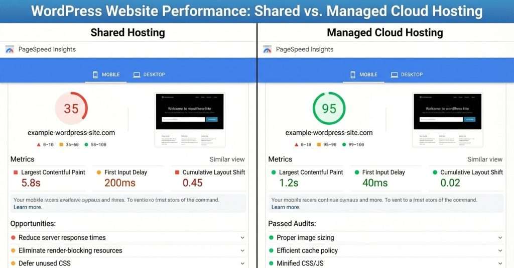 How Each Hosting Type Contributes to Your Website's Real-World Performance