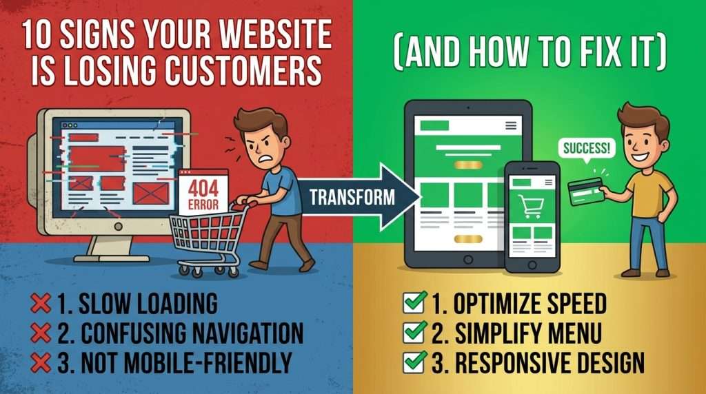 10 Signs Your Business Website Is Losing Customers