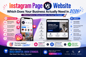 Instagram Page vs Website: Which Does Your Business Actually Need in 2026?